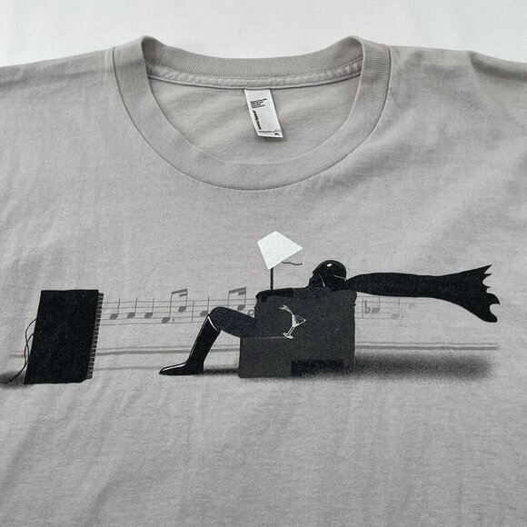 American Apparel Star Wars Tshirt Darth Vader Watching Tv Men Sz XL Movie Funny - Picture 3 of 7